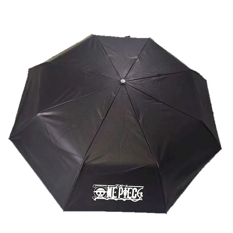 NEW One Piece Umbrella Sea Fan Folding Automatic Road Fly Umbrella Same Sunscreen Umbrella Anime One Piece Luffy Zoro Nami Gift