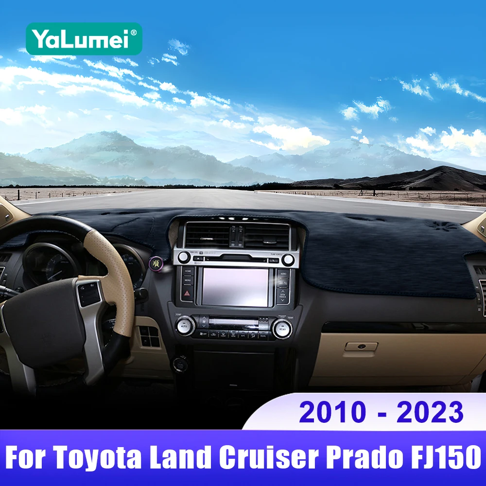 For Toyota Land Cruiser Prado 150 FJ150 2010 - 2019 2020 2021 2022 2023 Car Dashboard Cover Dash Mat Sun Shade Pad Accessories