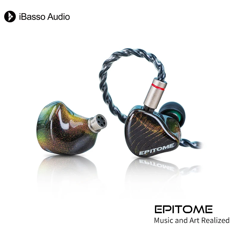 iBasso Epitome Wired Headphones In-Ear Earbuds 8 Electrostatic 12 Balanced Armature IEM 3.5mm/4.4mm