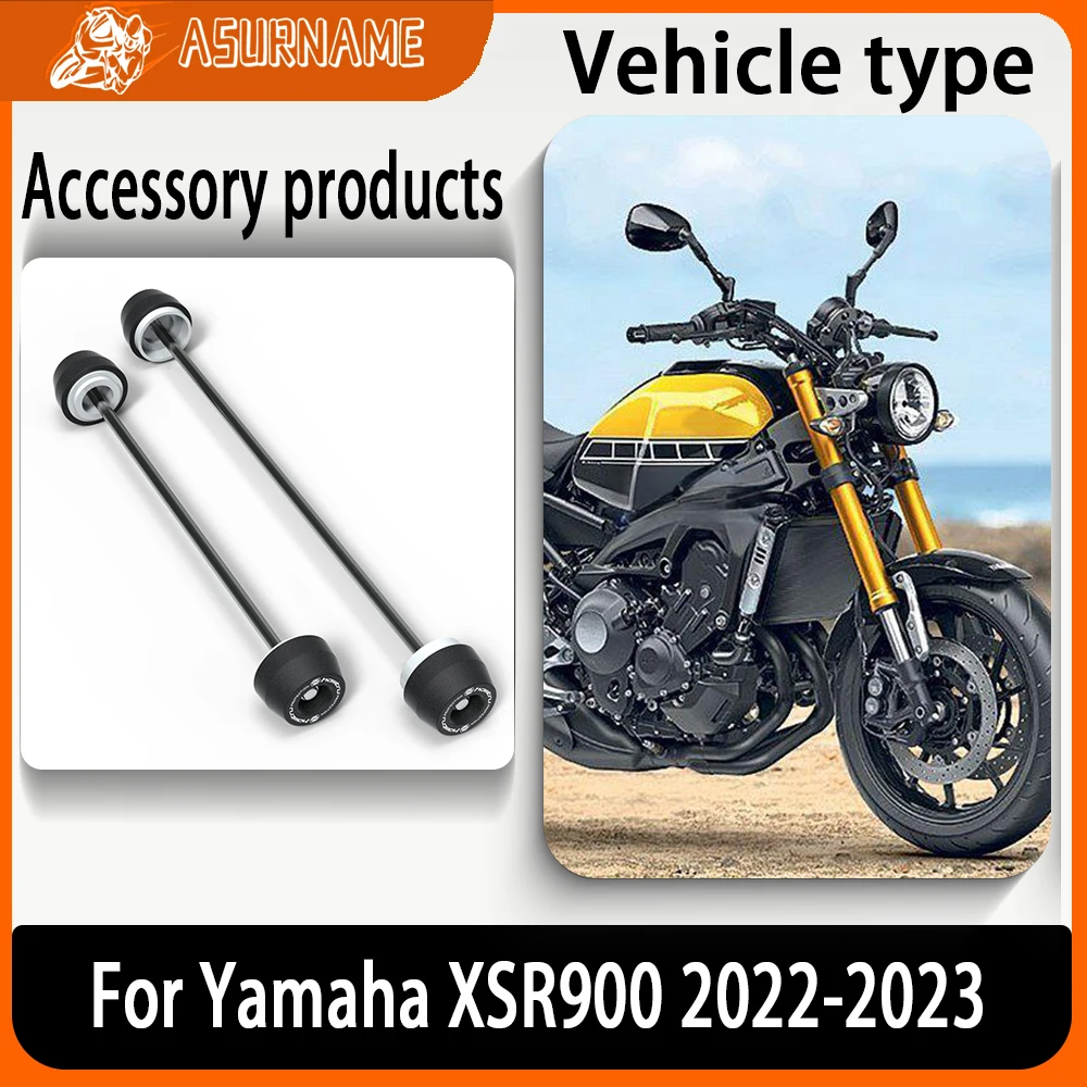 

For Yamaha XSR900 XSR 900 XS R9002022-2023 Motorcycle Front & Rear Axle Fork Crash Sliders Wheel Protection
