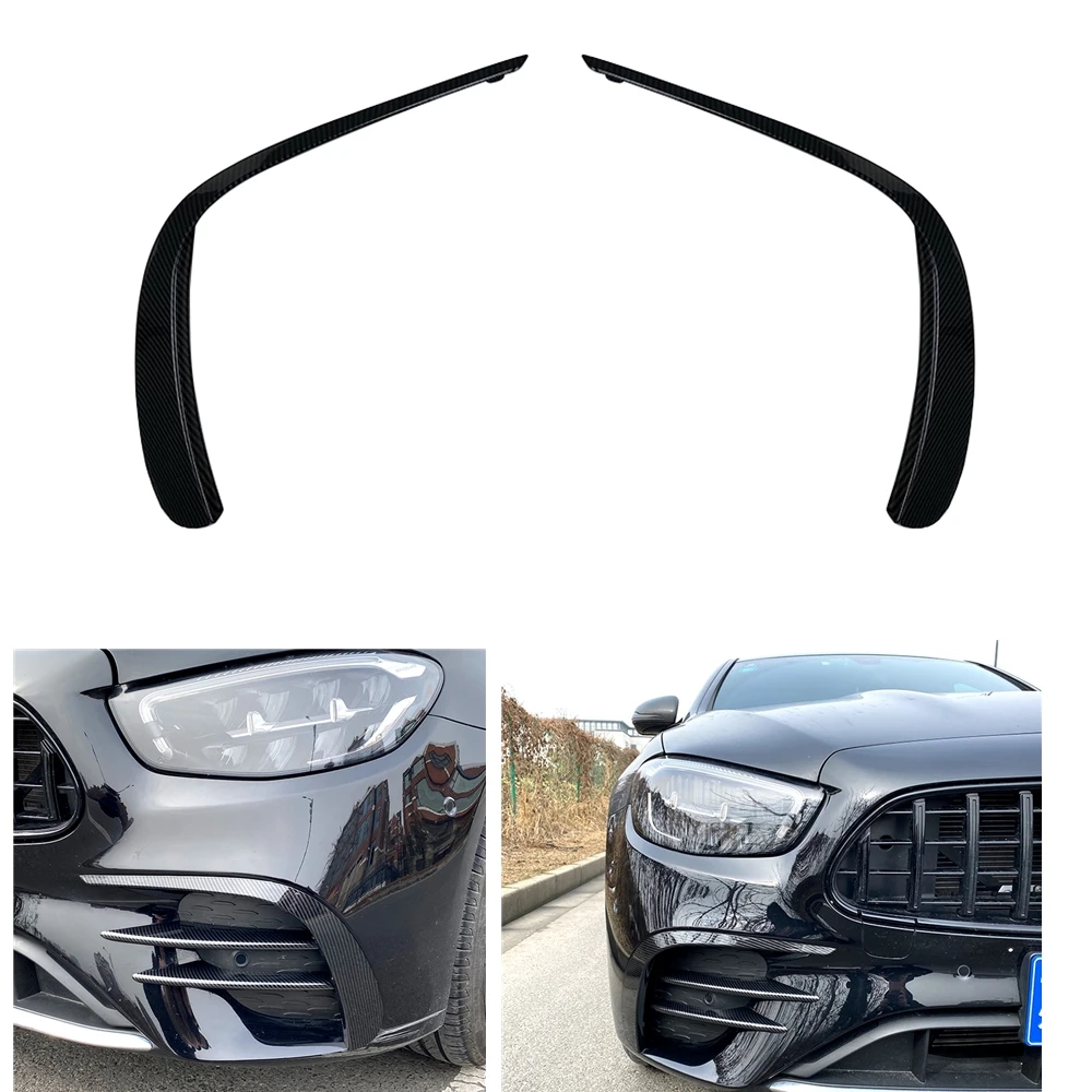 

Car Front Bumper Side Air Vent Lamp Hood Frame Fog Light Intake Cover For Mercedes Benz E Class W213 E260 E300 2021-2023