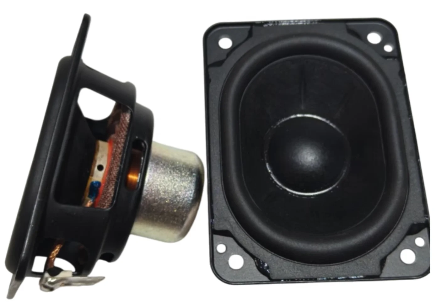 GHXAMP 55 mm * 75 mm für JBL Oval Racetrack-Lautsprecher, 2,25 Zoll x 3 Zoll, NdFeB, 6 Ohm, 15 W, Full-Range, ausgewogener Bass, 2 Stück