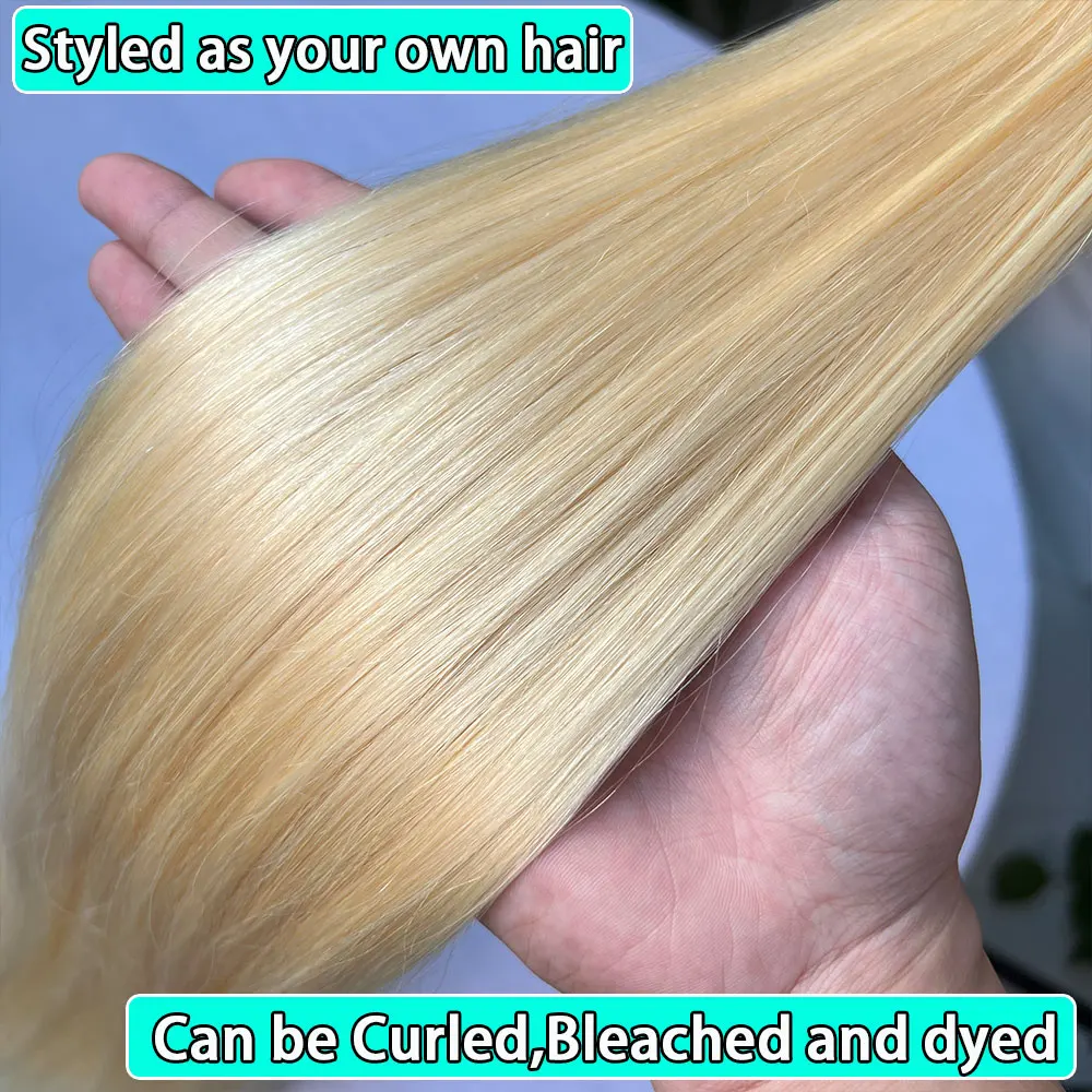 100% شعر بشري حقيقي ملحقات 613 لحمة مزدوجة العسل شعر أشقر حزمة الفيتنامية عذراء الشعر مستقيم النسيج الشعر للتضفير