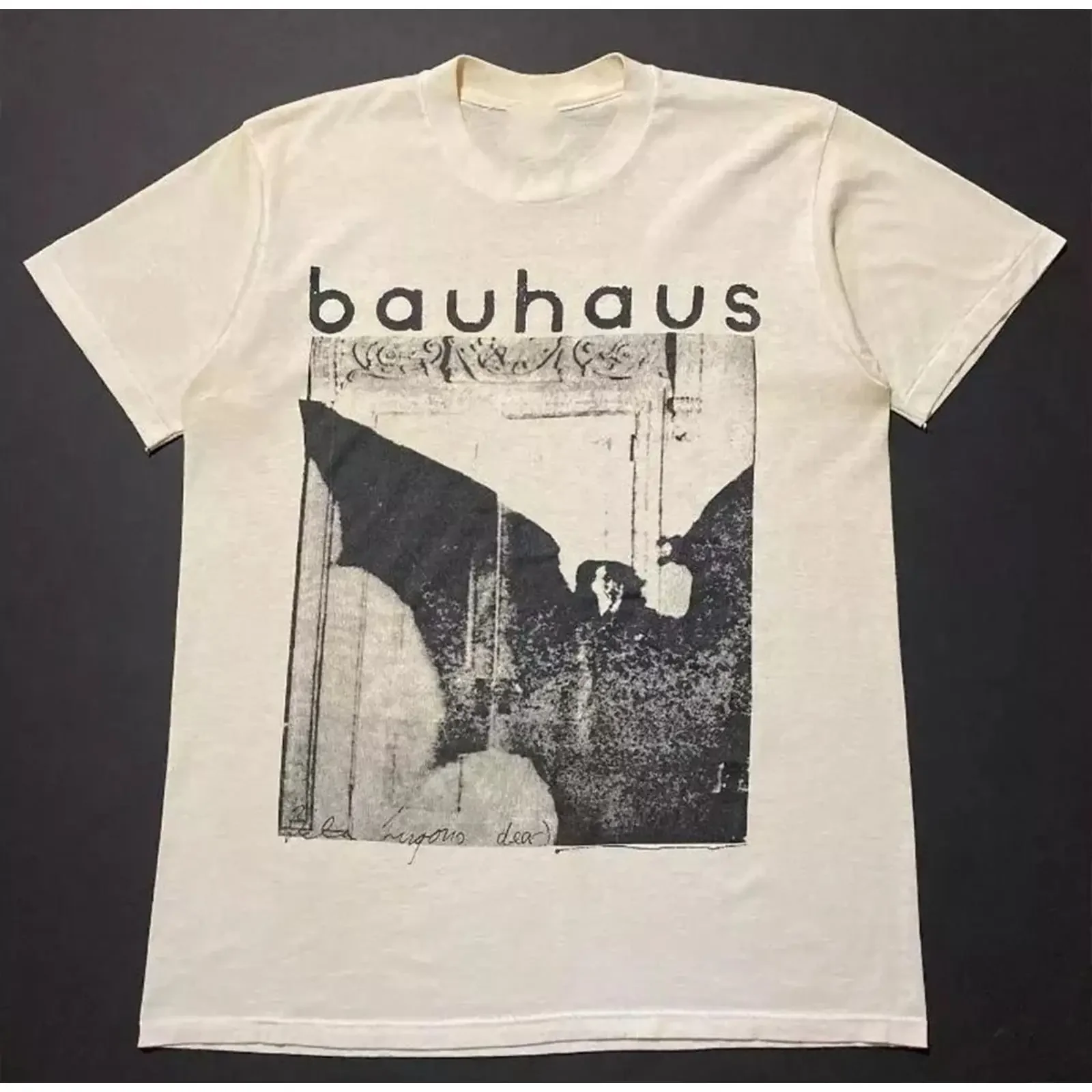 T shirt Bauhaus Band bianca manica corta cotone TAGLIA S 5XL vintage Washed Versatile fashion Stretched Stylish Breathable Soft