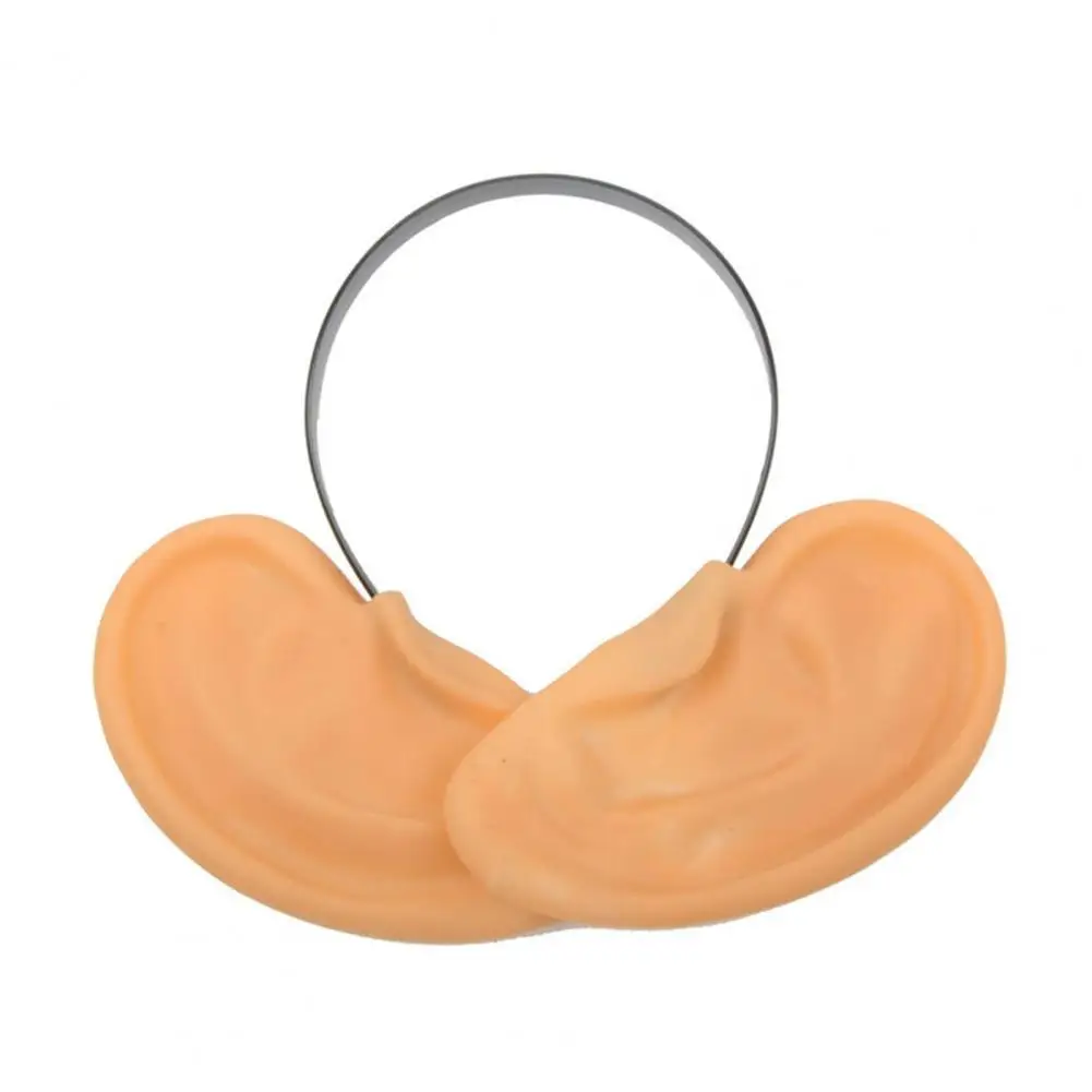 Divertente fascia per l'orecchio fascia per l'orecchio per bambini fascia per capelli antiscivolo per prestazioni sul palco Fun Prop Gag regalo per bambini orecchio in vinile