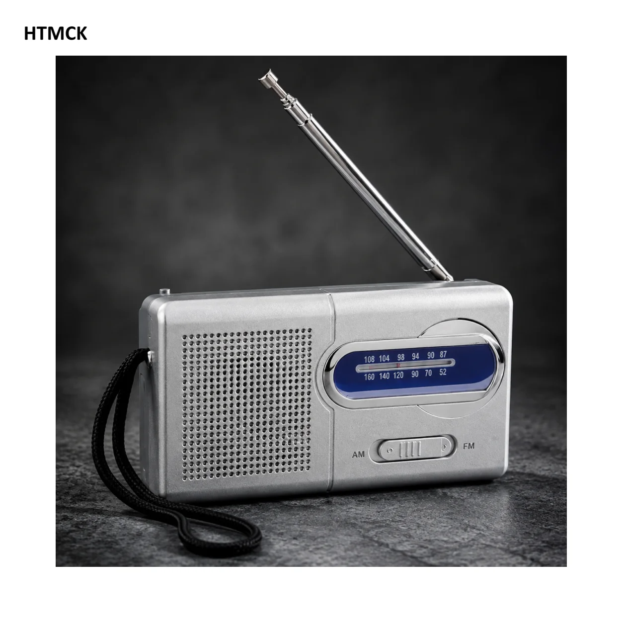 Portable AM/FM Shortwave Emergency Radio, 2AA Battery Operated with Speaker & Headphone Jack for Indoor Outdoor Camping Survival