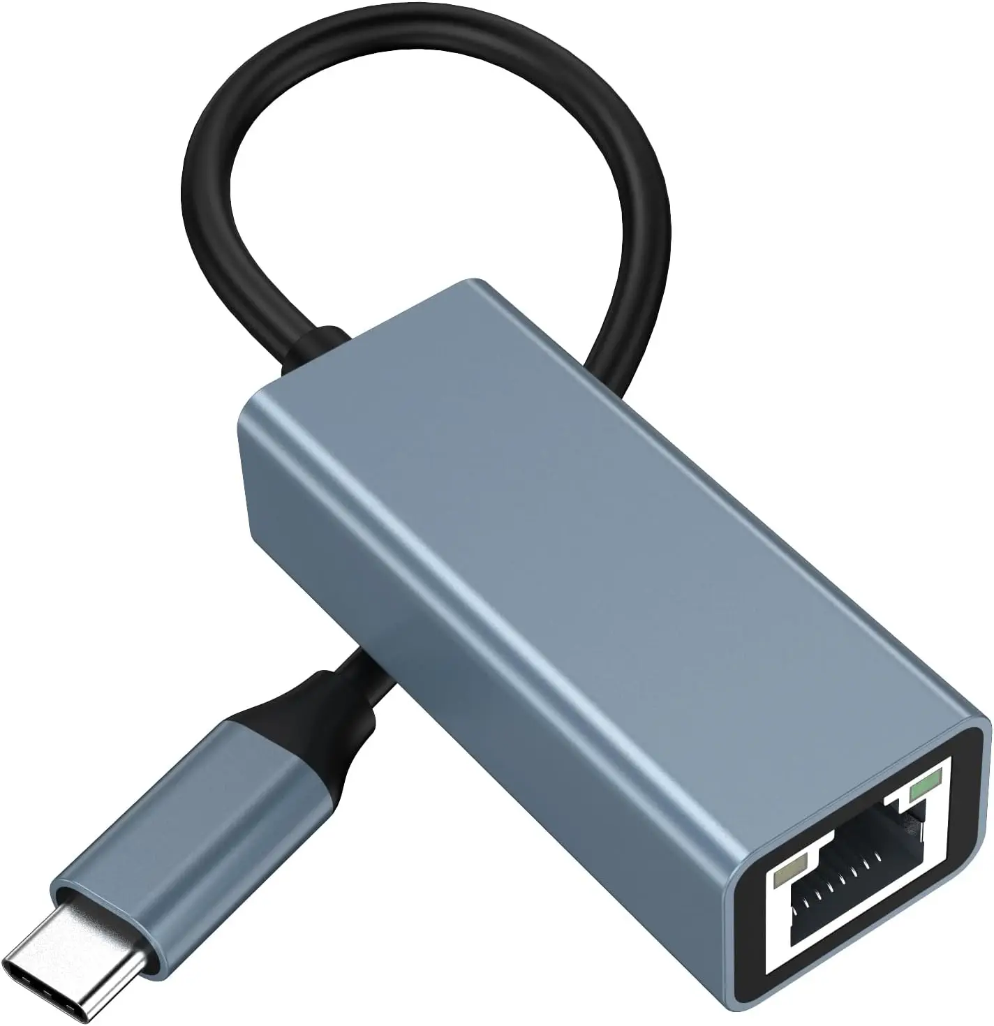 

10 шт. драйвер адаптера Plug And Play USB C к Ethernet — бесплатный адаптер USB C к RJ45 100 Мбит/с типа C Ethernet LAN для MacBook Pro/A