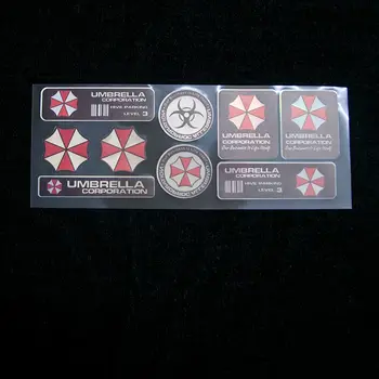 오토바이 장식 레이저 스티커 스폰서 데칼 세련된 크리 에이 티브 헬멧 트림 보호 우산 JDM 스타일