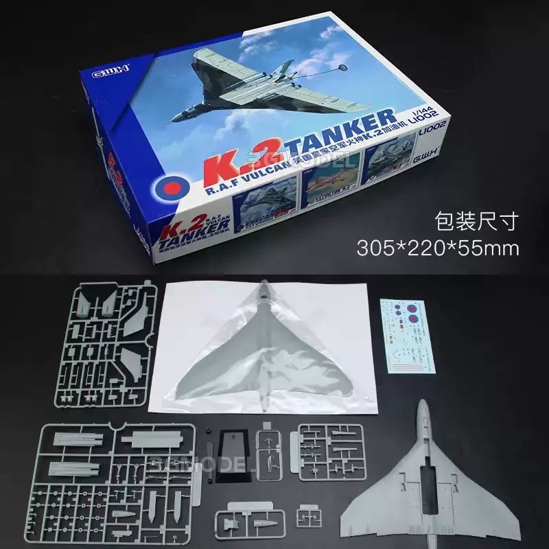 British RAF Cold War Tanker Plane Collection 1/144 Scale Vulcan Victor Valiant GWH L1002 L1005 L1010 Hobby Model Kit