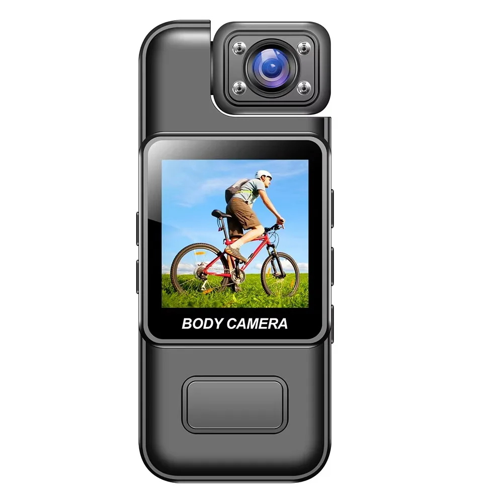 

180 Rotating Portable Digital Video Recorder Night Vision Chest Fixed 1080P WiFi Mini Camera Recording Function with Video DV