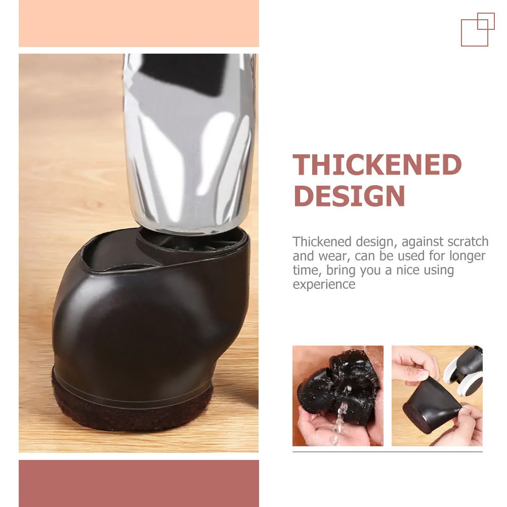 

5Pcs Chair Leg Protectors Heavy Duty Furniture Floor Protectors Resistant to Wear and Moisture Ideal for Chair Table Stool