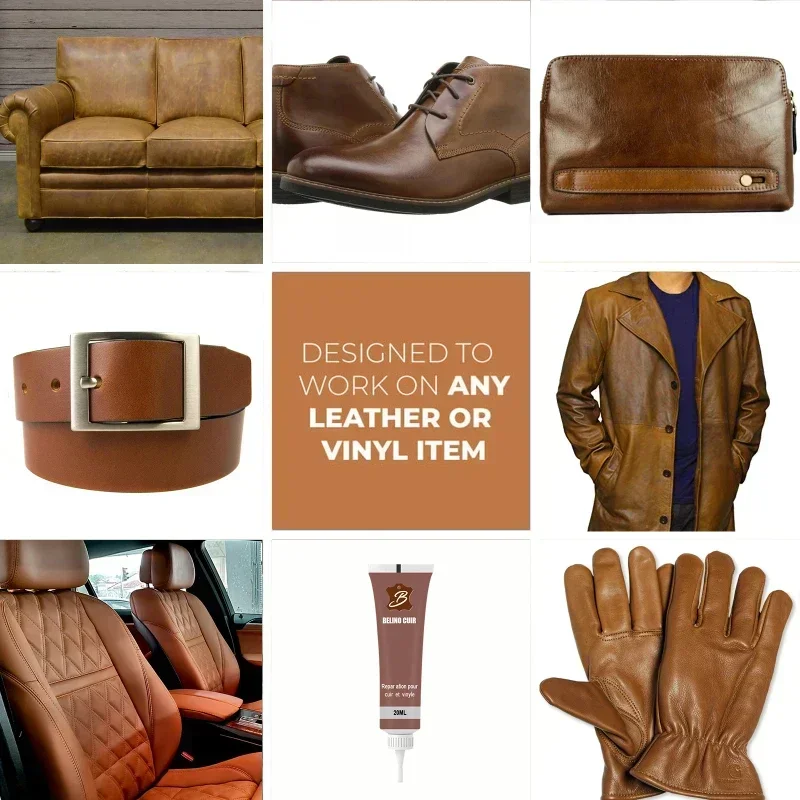 Leather Liquid Leather Repair Kit Paint Gel Cleaner Household Cleaning Chemicals Merchandise Home Garden 20ml Shoe Slippers