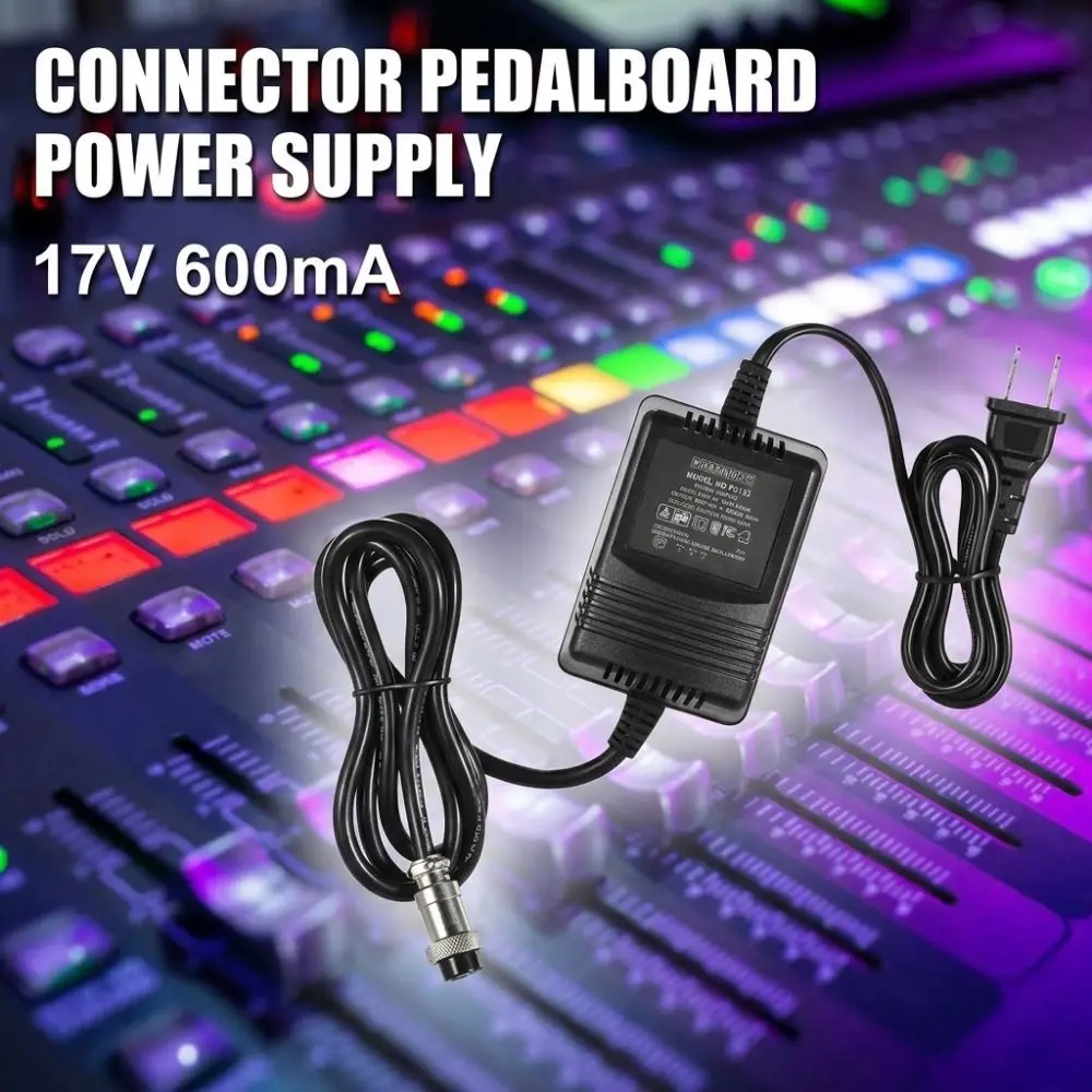 Portable 3-Pin Connector AC Power Adapter Mixer Power Supply Power Supply Adapter Professional Studio