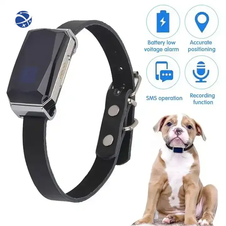 Wholesale Intelligent Pet GPS Tracker Waterproof Real-time Tracking Collar Pet Tracker