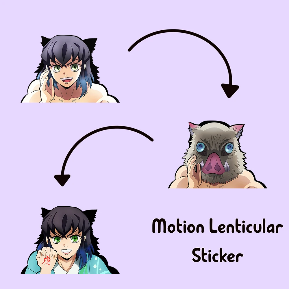 Por que o Adesivo 3D Hashibira Inosuke é a Escolha Ideal para Fãs de Demon Slayer