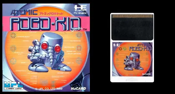 16bits PC Engine HU-CARD : ATOMIC ROBO-KID SPECIAL ( Japan Version!! )