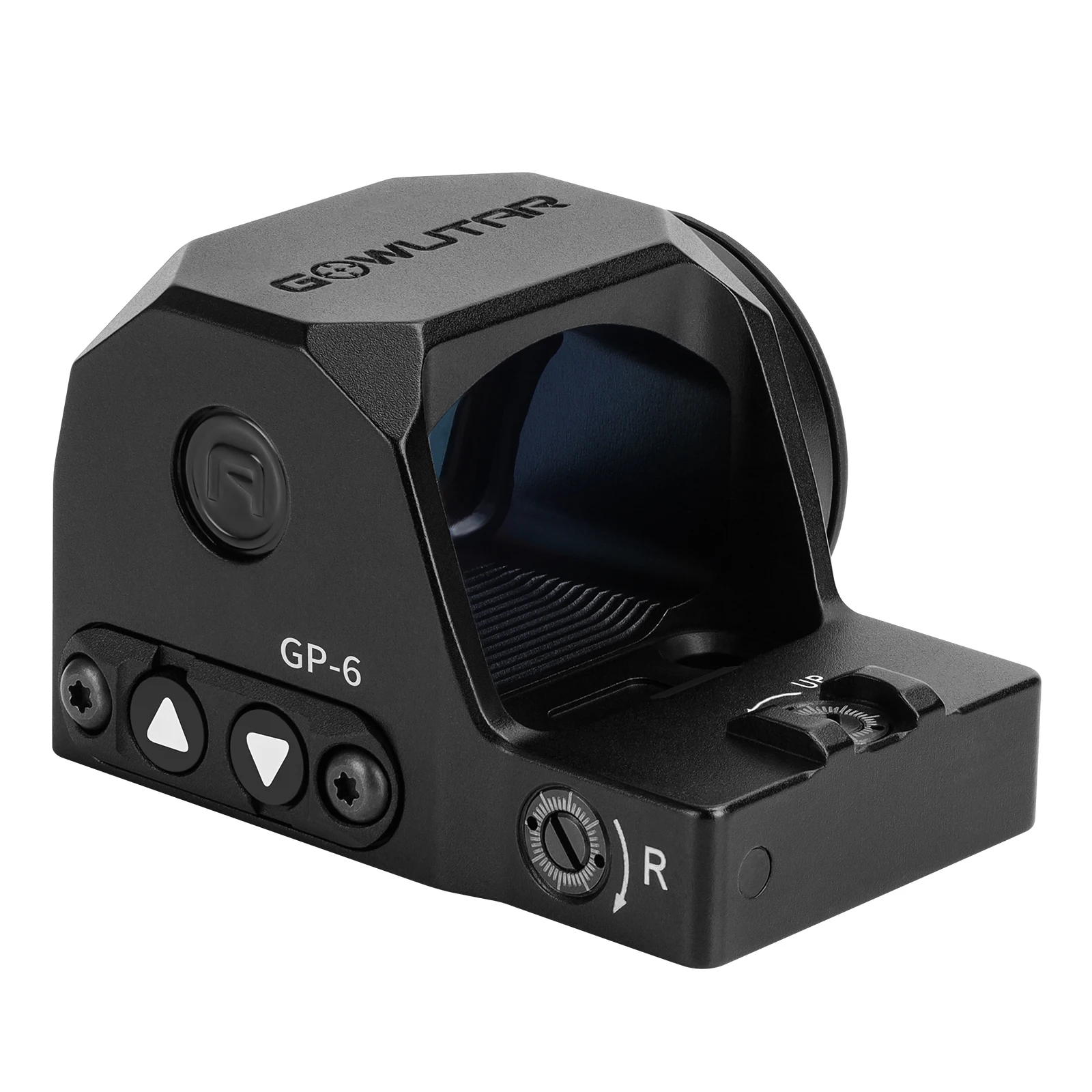GOWUTAR GP-6 24x17mm Red Dot Sight 3 MOA R.M.R Footprint Optic Motion Awake 7075 Aluminum IPX7 Waterproof Open Reflex Sights