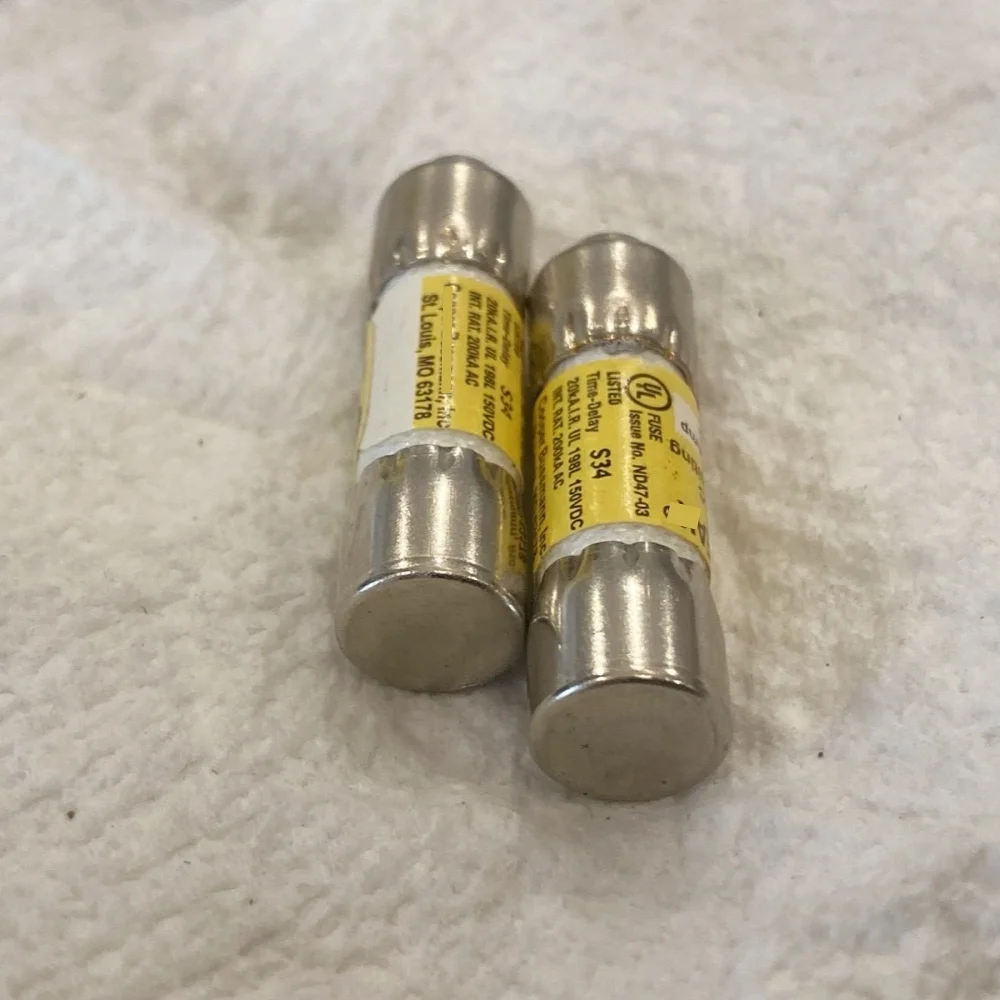 LP-CC-2 10PCS Time Delay Class CC Fuse, 2A 600VAC, Industrial Circuit Protection OEM