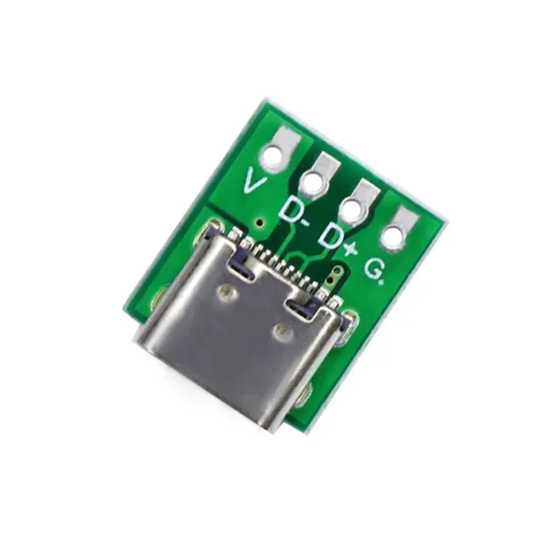 15Pcs TYPE C USB 3.1 Type C Connector 16 Pin Test PCB Board Plate Adapter Socket For Data Line Wire Cable Transfer