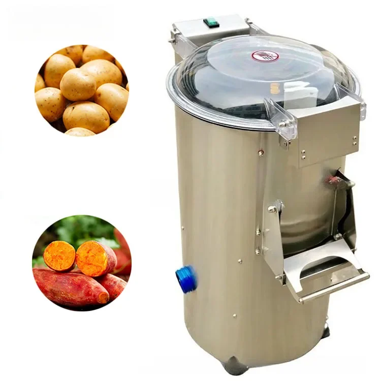 

Unique Features Commercial Taro Sweet Potatoes Horseshoes Carrot Potato Peeler Fully Automatic Potato Peeling Machine