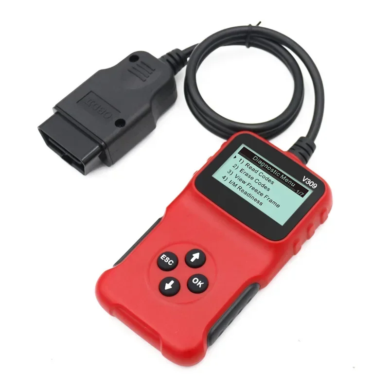 Car OBD2 Scanner Car Scan Diagnostic Tool Reset Clear Check Engine Code Reader for All OBD II Vehicles