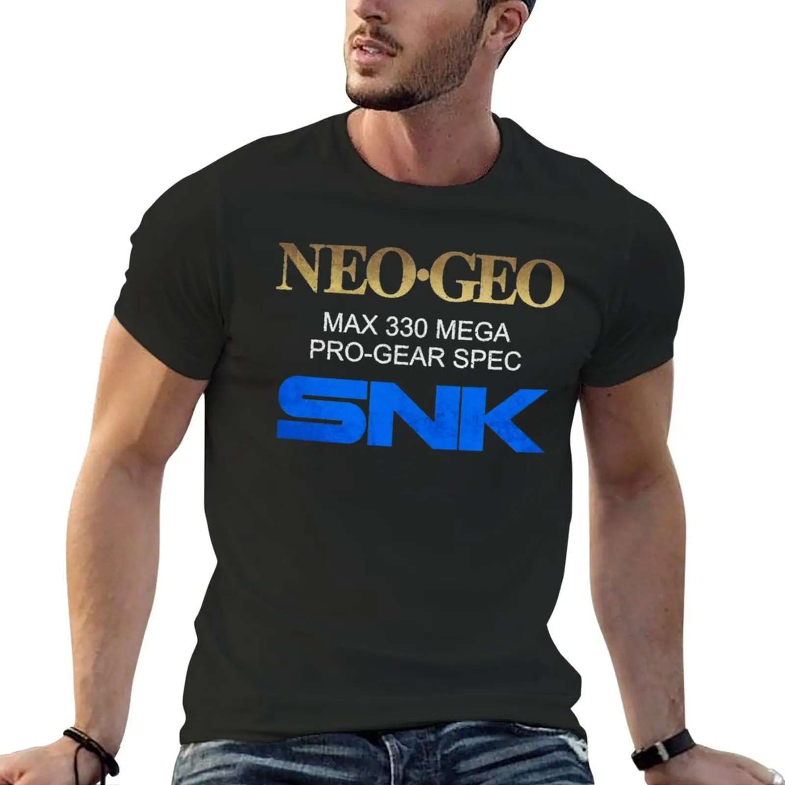 Neo Geo Pro Gear Spec Gold Retro T-Shirt tops essential t shirt custom shirt outfits for men