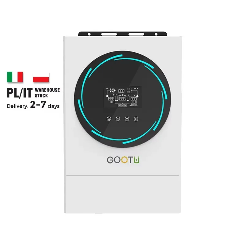 6000W 48V Hybrid Inverter Built-in BMS 120A MPPT Controller for Home Energy Storage System