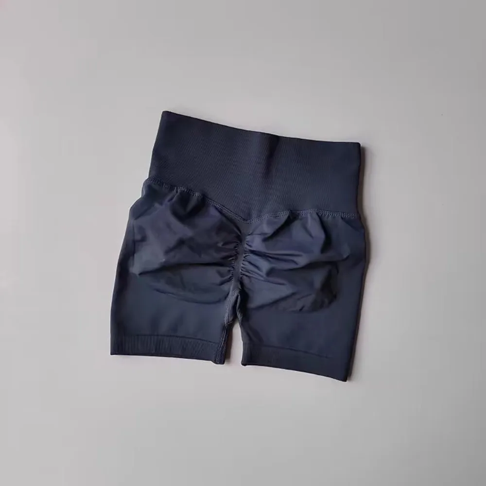 Sport Shorts High Waist Impact Shorts for Women Seamless Stretch Gym Shorts Quick Dry Butt Lift Yoga Tights for Workout Pants