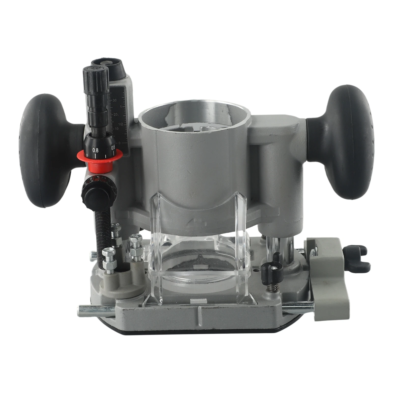 65mm Trimming Machine Plunge Router Base Adjustable Milling Power Tool Press-fit Double Handle Trimmer Guard Heavy-duty