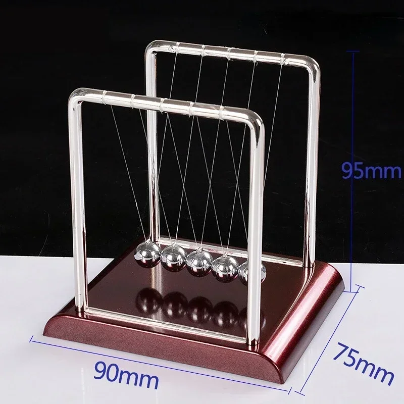 Newton Cradle Balance Steel Balls School Teaching Supplies Physics Science Pendulum Desk Toy Gifts Home Decoration