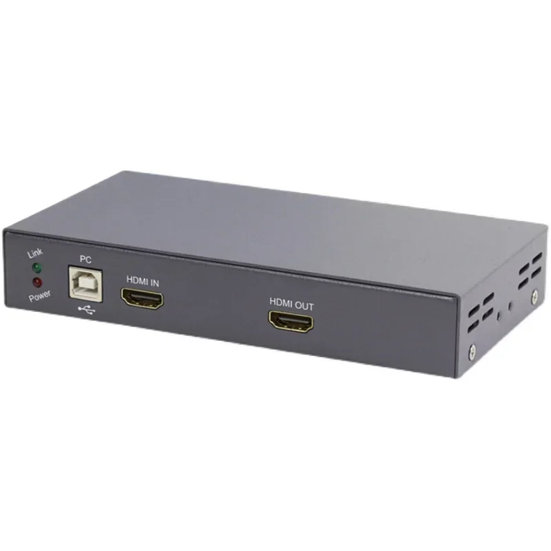 KVM Fiber Extender 4K@30Hz HDMI Optical Transceiver with Local Loop Out of 20 Kilometers for EDID Reading Tools  Alpicool