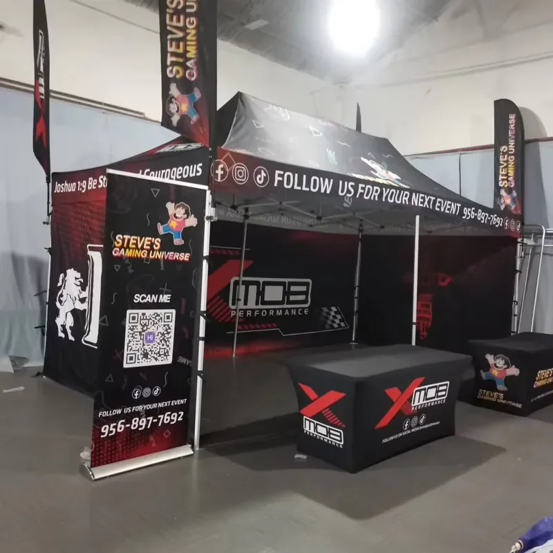 Custom Logo 10x20 Aluminum Alloy Advertising Tent for Outdoor Events Trade Shows Promotions Vendor Pop Up 3x3 Marquee Canopy