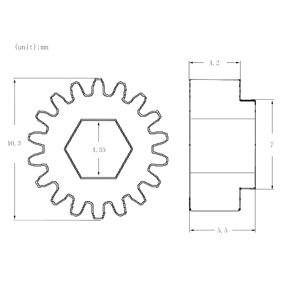Guitar Parts Tuners Guitar Tuner Gears Hex Hole Gears Iron Kit Machine Heads Golden Set Tuning Pegs Key 1:18 6 Pieces