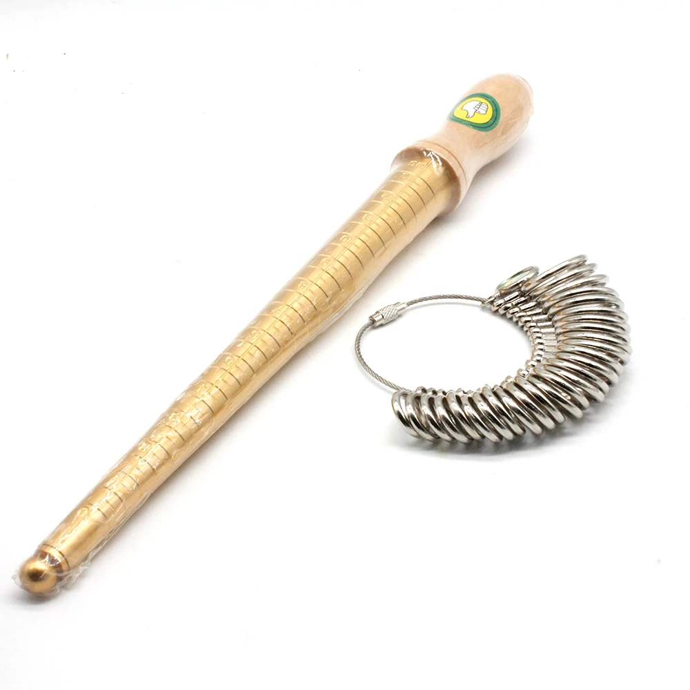 Metal Ring Sizer Stick Ring Gauge Set for Jewelry Making Handmade Jewelry Sizing Tool US Size