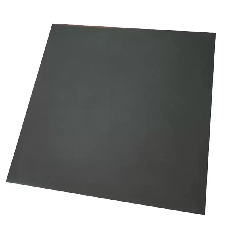 Square Single Sided Self-adhesive Silicone Pad Rubber Board Anti Slip High Temperature Resistant 0.5/1/1.9/2mm