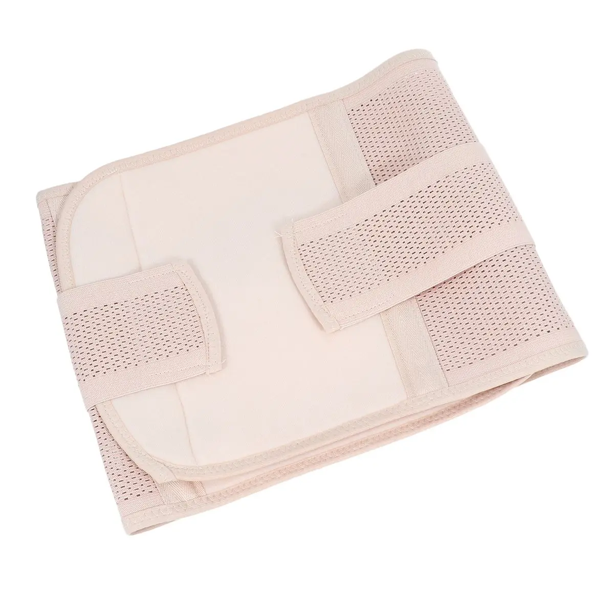 Waist Trimmer Belt Postpartum Belly Band Adjustable Self Adhesive Tape Stretchable Breathable Lightweight Materials Abdominal