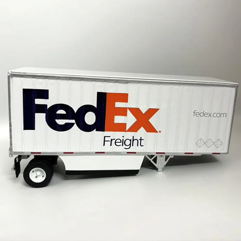 1/50 مقياس فيديكس اكسبرس الحاويات غير مدعومة القدم سبيكة سيارة نموذج تحصيل لعبة هدية تذكارية عرض حلية #3