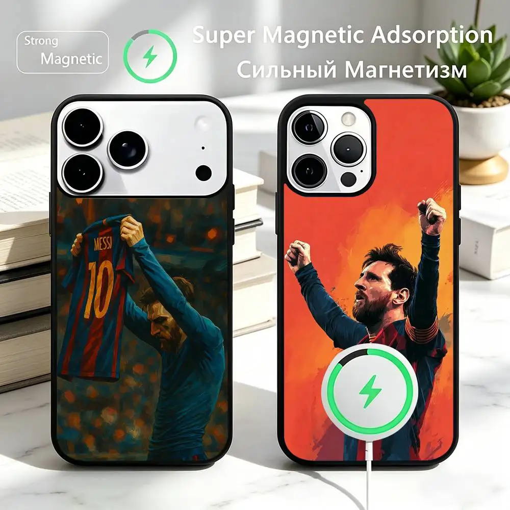 

LIONEL Leo Messi-i F-Football Phone Case For iPhone17,16,15,14,13,12,11 Plus,Pro Magnetic For Magsafe Wireless Charging
