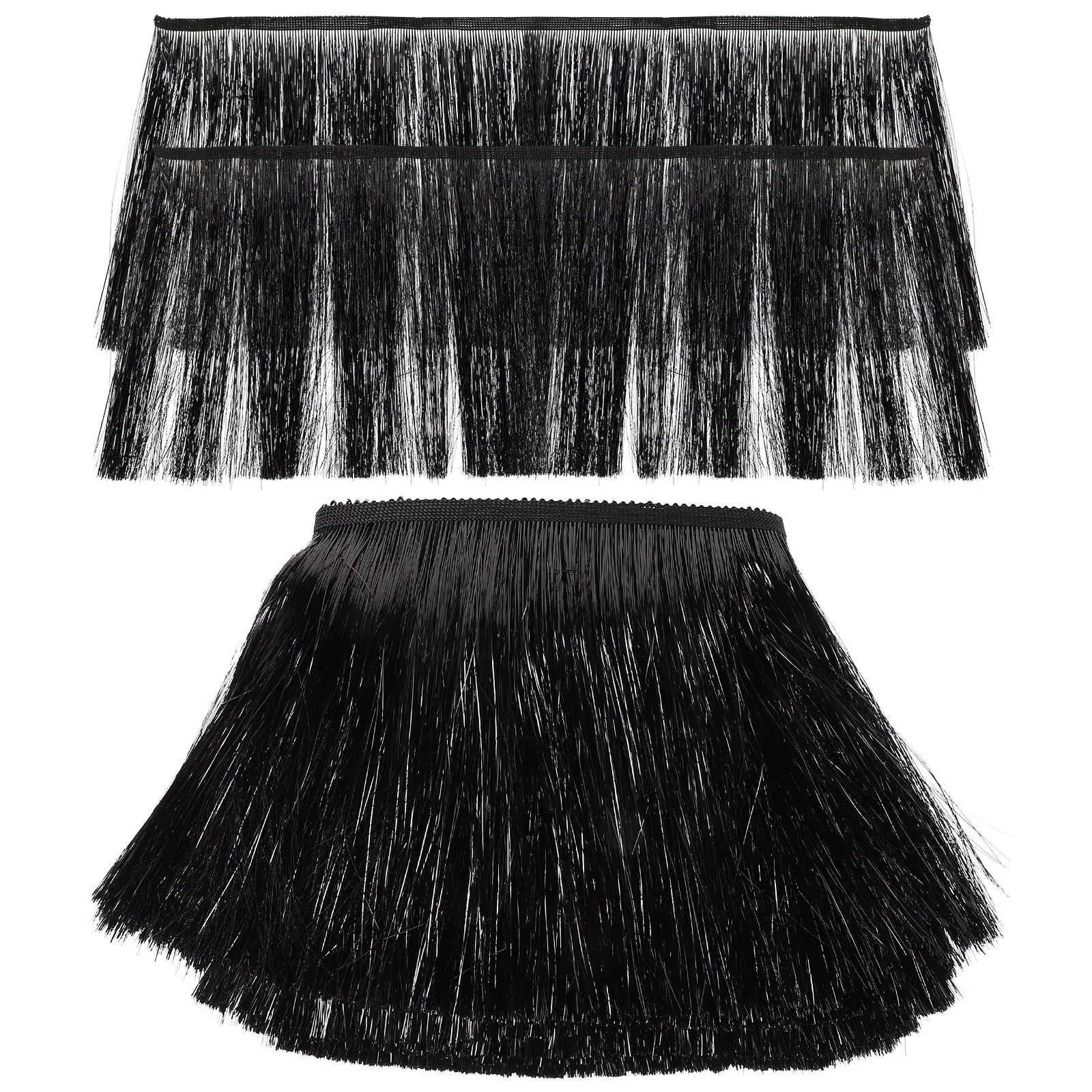 

High-Quality Tinsel Tassel Fringe Multi-Function Decorative Dress Trim for Latin Dance Sewing DIY Supplies Headwear Craft Photo