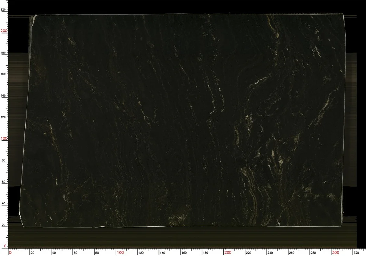 Laje de granito Black River para decoração de interiores