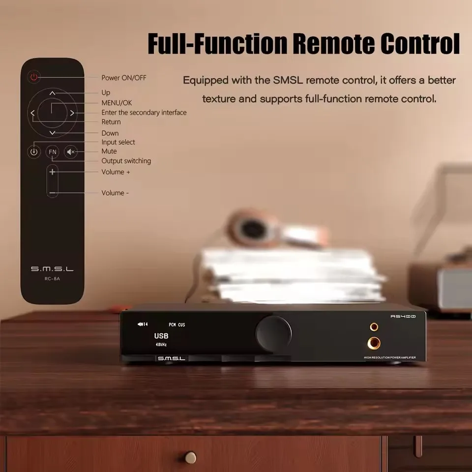 SMSL AS400 مكبر كهربائي وسماعة الرأس أمبير وفك التشفير MA5332MS MQA-CD الصوت DAC CS43131 مضخم ضوت سماعات الأذن XMOS XU-316 2.1 HIFI