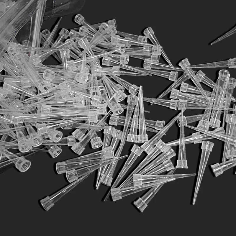 Laboratory Pipette Tips 10ul 1000pcs Micropipette Disposable Plastic Pipette Tip Chemistry Lab Supplies