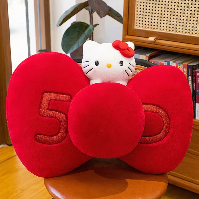 

60 см Sanrio Kawaii Hello Kitty плюшевая игрушка мягкая кукла обнимающая подушка подарок дети день рождения Рождество офисная подушка оптовая продажа с фабрики