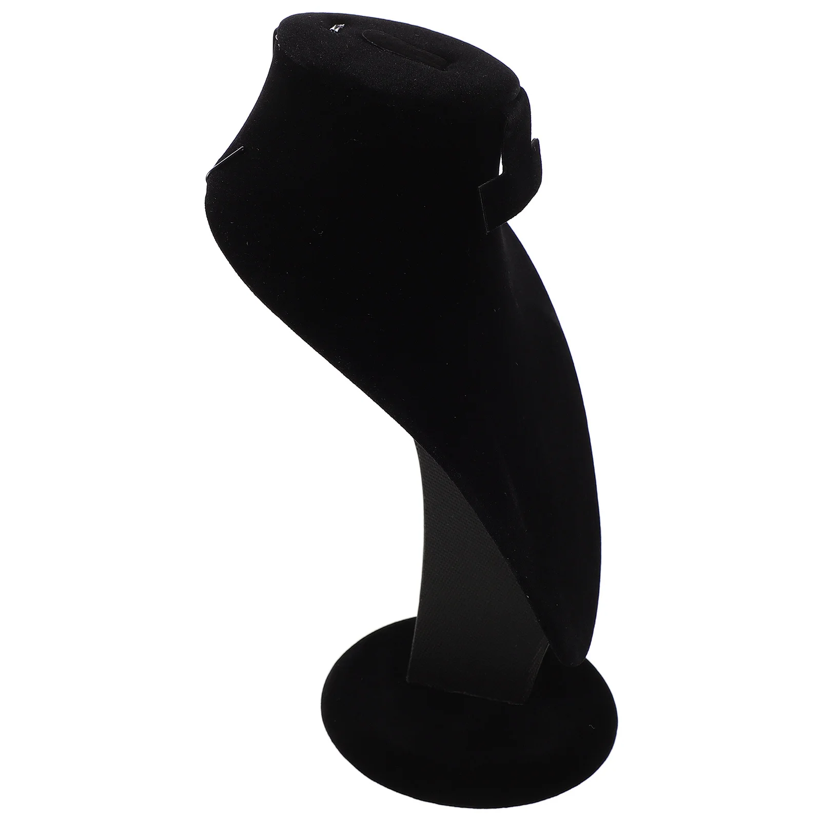 

Necklace Display Stand Jewelry Mannequin Bust with Lint Protection for Pendants Necklaces Retail Presentation Easel