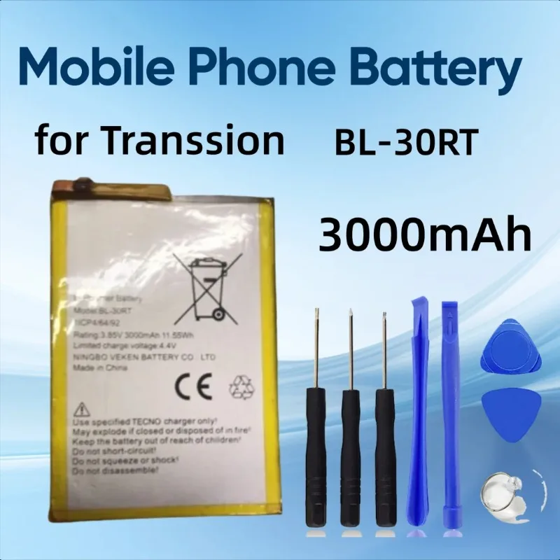 

Новинка 3000 мАч для аккумулятора мобильного телефона Transsion TECNO BL-30RT