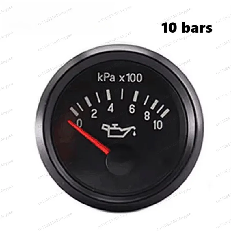 Diesel Generator Gauge Set Oil Pressure Gauge 5 Bar 10 Bar 25 Bar Water Temp Oil Temp 12V 24V
