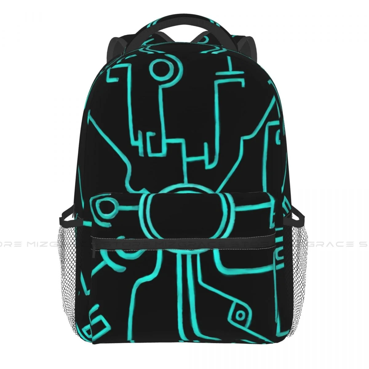 Chip Line Students School Bags Technology Style Boy Girl Fashion Teens Books Backpack Soft Rucksack Unisex