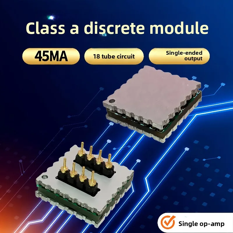 Fever Single Op Amp Chip Module Discrete Single-ended Class A High Current Low Noise Distortion Audio Operational Amplifier