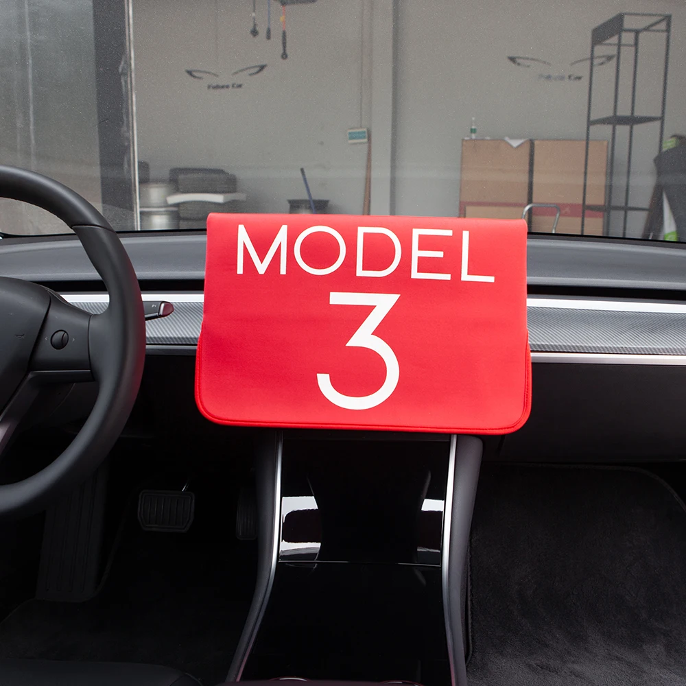 Pare-soleil Anti-UV pour Tesla modèle 3 Y, couvercle de Protection d'écran, Console centrale, affichage de Navigation, étui anti-poussière, accessoires d'intérieur
