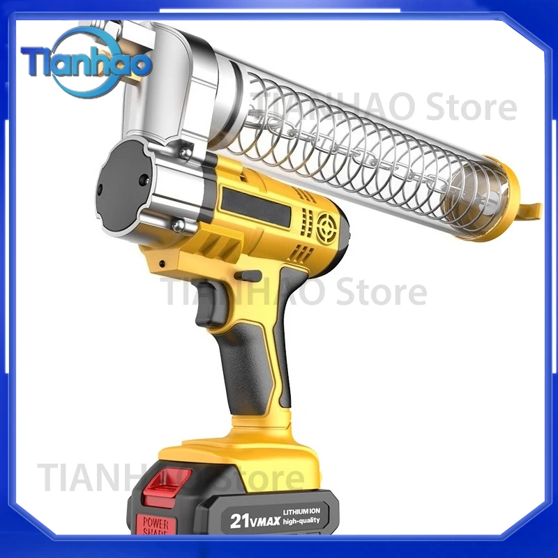 Electric Grease Gun for Excavators 24V Fully Automatic Rechargeable Dual-use High-pressure Lithium Battery Grease Machine